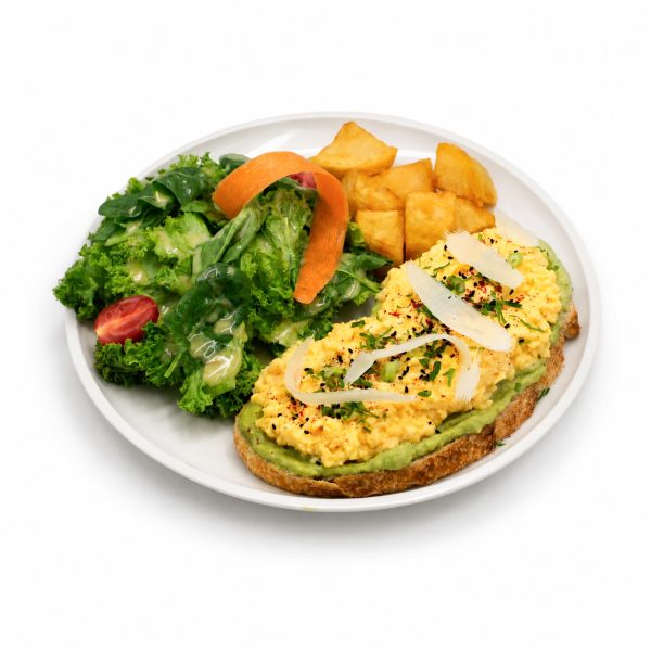 Avocado Scrambled Egg Toast